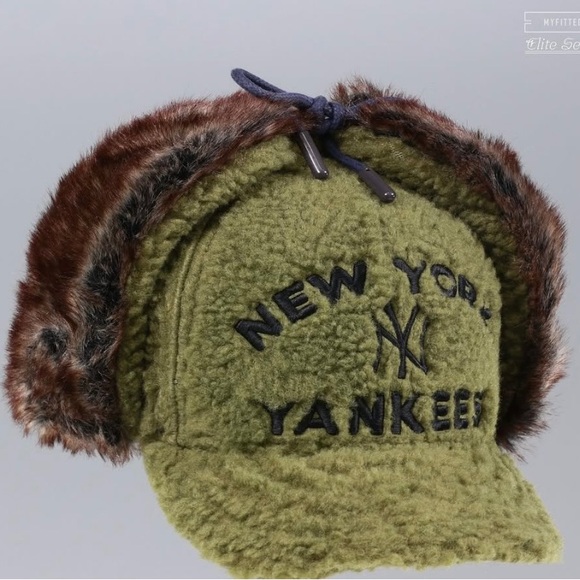 Myfitteds New York Yankees Sherpa dog ear 1999 World Series size 7 5/8 brand new